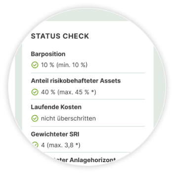 Screenshot VV-Marktplatz Anwendung